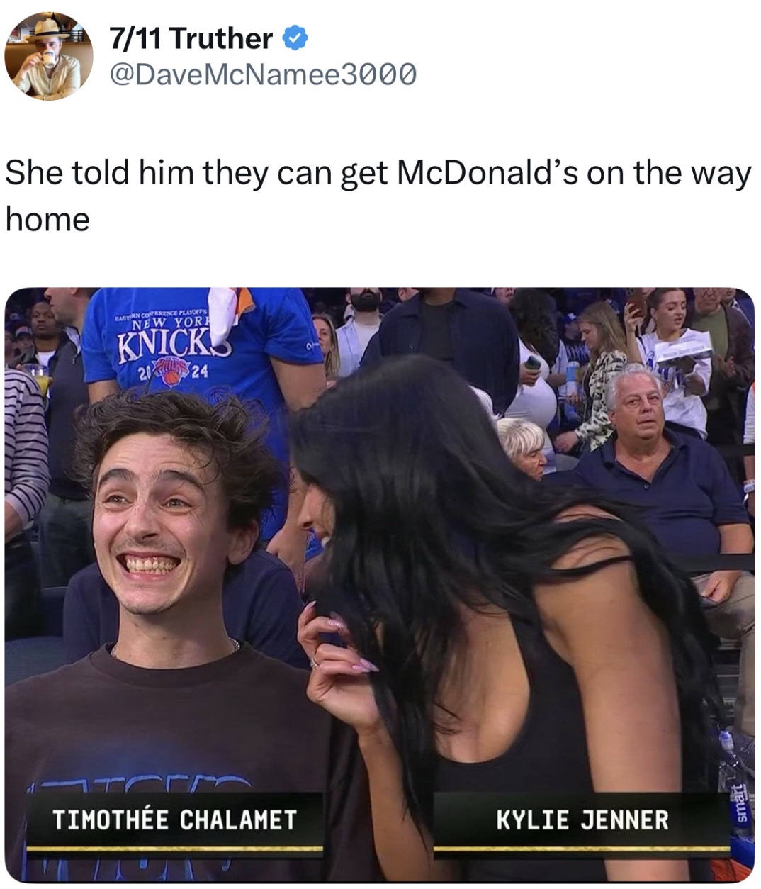 Because he behaved so well